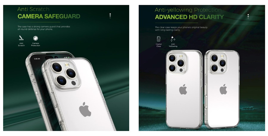 Green Lion Crystal Clear iPhone 16 Pro